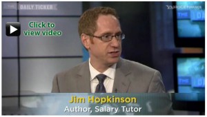 Jim Hopkinson of Salary Tutor on Yahoo Finance